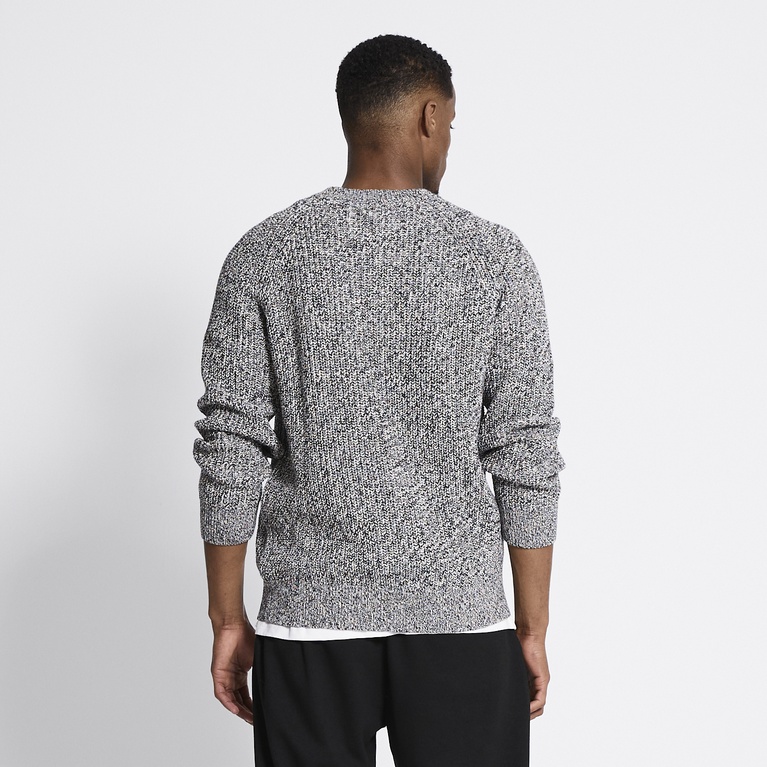 Rib-knit sweater "Rob Twisted" Black